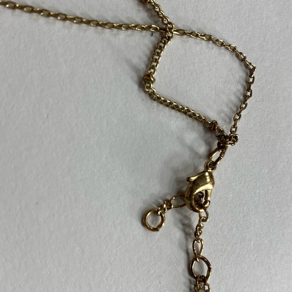 BRANDY MELVILLE golden crescent design choker necklace good condition!! - Picture 2 of 8